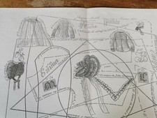  ANCIEN PATRON LA POUPEE MODELE 45cm COSTUME D'ARLESIENNE FEVRIER 1883