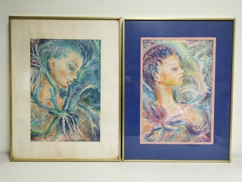 Lot tableaux signés - 2, m