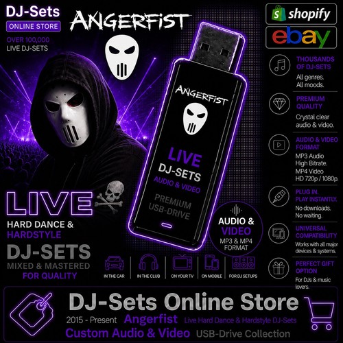 Angerfist live hardstyle audio - angerfist,