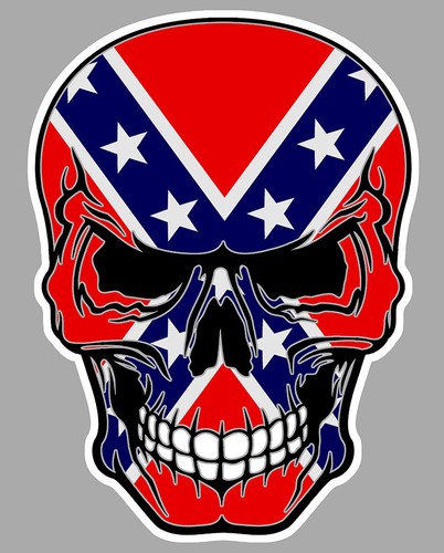Tete mort sudiste sticker - tete,