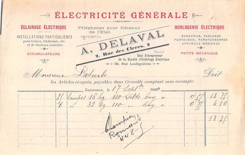 Facture 1900 electricite - facture,
