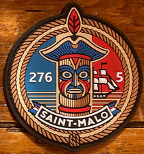 ÉCUSSON POLICE PATCH ENP SAINT MALO 276EME PROMO S5 PVC