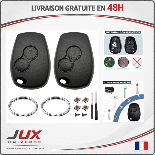 Coques clé voiture boutons - clé,