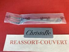 FOURCHETTE  GÂTEAU CHRISTOFLE MAROT 16 CM BLISTER  FERMÉ MÉTAL ARGENTÉ ;