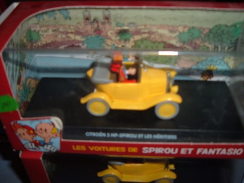 Voiture spirou fantasio - voiture,