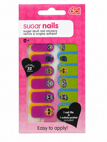 Dci sugar skull nail stickers - nail,