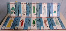 Lot  de 10 Patron Modèle - Patrons Anciens Vintage Femme, Enfant