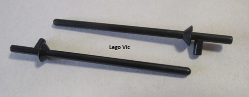 Lego 3849 weapon black - x2,