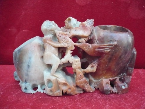 Belle ancienne sculpture sur - belle,ancienne,