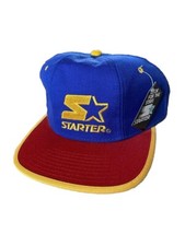 Vtg NWOT STARTER RARE SAMPLE OG 100% WOOL Snapback Hat Cap Block raiders nuggets