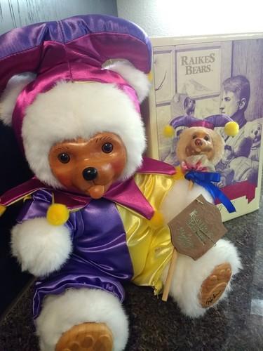 Jester teddy bear robert - teddy, bear,