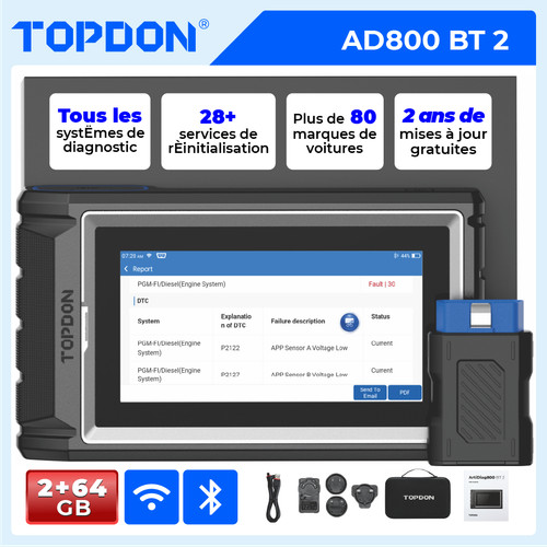 Topdon ad800 0 - bt, 2.0