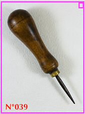 N°039 OUTIL Alêne Pointe de CORDONNIER  Bourrelier Tapissier Sellier Maroquinier