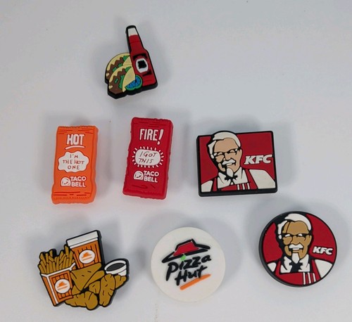 Fast food croc pin jibbitz - croc,
