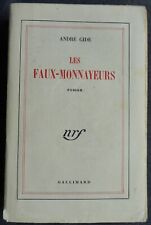 Les faux-monnayeurs André Gide éditions Gallimard 1958