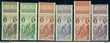 REUNION Island Lot 6 TIMBRES 1642 / 1942  de Pronis - Louis XIII - Richelieu