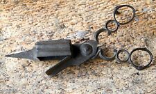 Mouchette (éteignoir à bougies) très ancien, acier forgé.