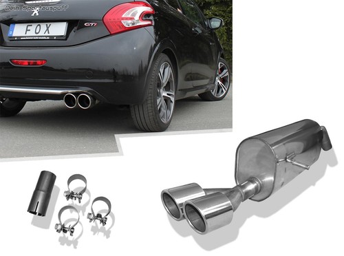Fox inox échappement sport - inox,