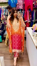 COSTUME BOLLYWOOD PAKISTANAIS INDIEN MARIAGE DHOTI CAFTAN SALWAR KAMEEZ PARTY...