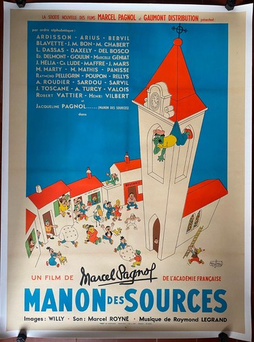 Affiche entoilée manon des - manon,