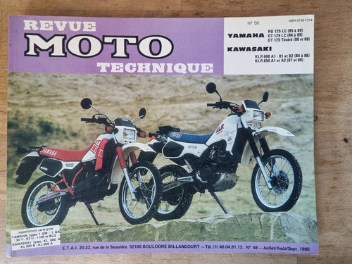 Revue technique moto yamaha - revue,