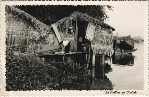 Cpa vietnam paillote - cpa, du