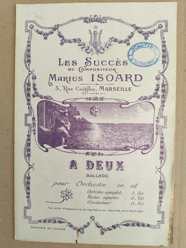 Rare partition ancienne - partition,