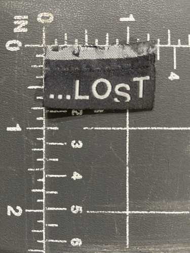étiquette marque logo lost - de,