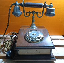 Phone wood brass - phone-wood, &