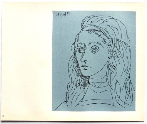Pablo picasso linogravure 1962 - pablo,