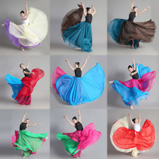 Femme Mousseline Espagnol Flamenco Danse Jupe Moderne Bal Déguisement Tenue de