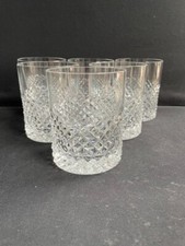 6 Verres à whisky cristal taillé