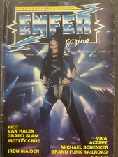 Enfer magazine n°15, Mötley Crüe, Van Halen, Iron Maiden, Accept, Grand Slam