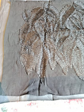 ancien tissu noir bas de jupe