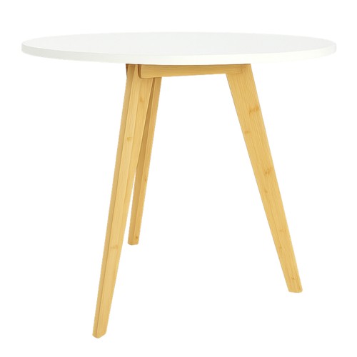 Table basse ronde avec plateau