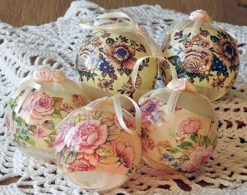 Lot boules noel de - 5,