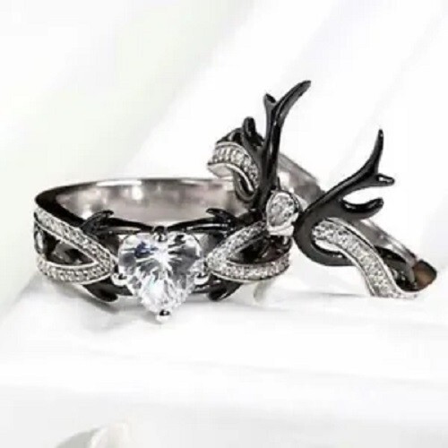 Bague gothique diamant créée