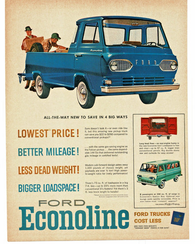1961 ford econoline pickup - 1961,