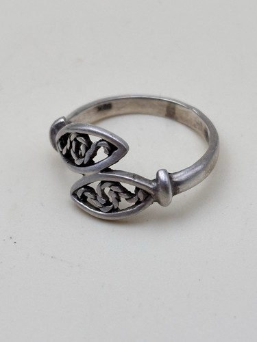 Bague argent massif - en,