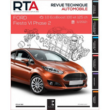 ▄▀▄ REVUE TECHNIQUE FORD FIESTA 6 PHASE 2 (2012 à 2017) - RTA 812 ▄▀▄