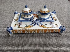 Joli Encrier Faïence de Gien