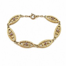 Bracelet Ancien XIXe Plaqué