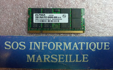 Barrette Mémoire ELPIDA 2GB 2Rx8 PC2-6400S-666-12-E1 (EBE21UE8ACUA-8G-E)