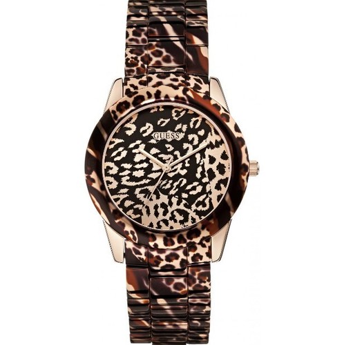 Guess vixen animal print - animal, dial