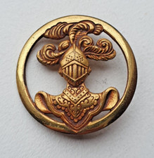 Arme Blindée Cavalerie, insigne de béret, Coinderoux Paris, finition doré