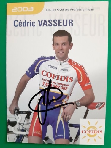 Cyclisme carte cycliste cedric - carte,