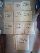 lot 18 livres revues la guerre illustree 1914 1918  bibliotheque parisienne POLI