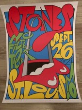 Rolling Stones No Filter 2021 St Louis Poster Lithograph