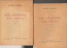 Lot complet Les grandes vacances # 1 & 2 Ambrière Prisonnier de Guerre stalag PG