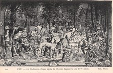 64-PAU TAPISSERIE DU CH�TEAU REPAS APRES LA CHASSE-N�T1133-D/0167